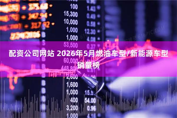 配资公司网站 2026年5月燃油车型/新能源车型销量榜